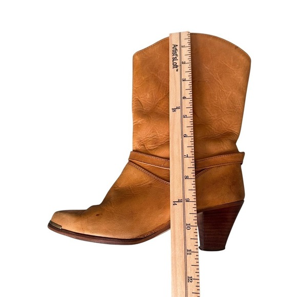 VTG ACME COWBOY BOOTS FESTIVAL harness concho Cowgirl Size 6.5M. Made in U.S.A - Picture 5 of 8